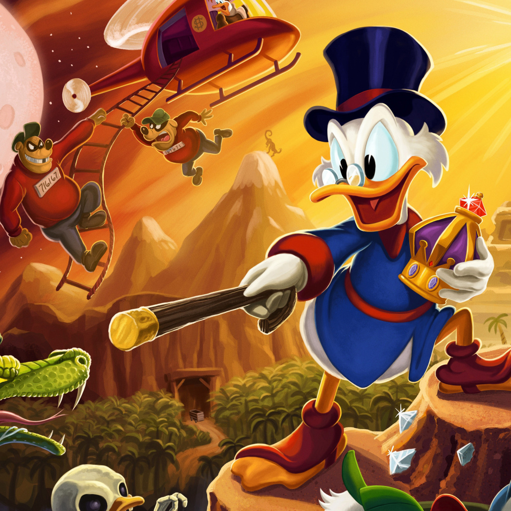 Sfondi DuckTales, Scrooge McDuck 1024x1024