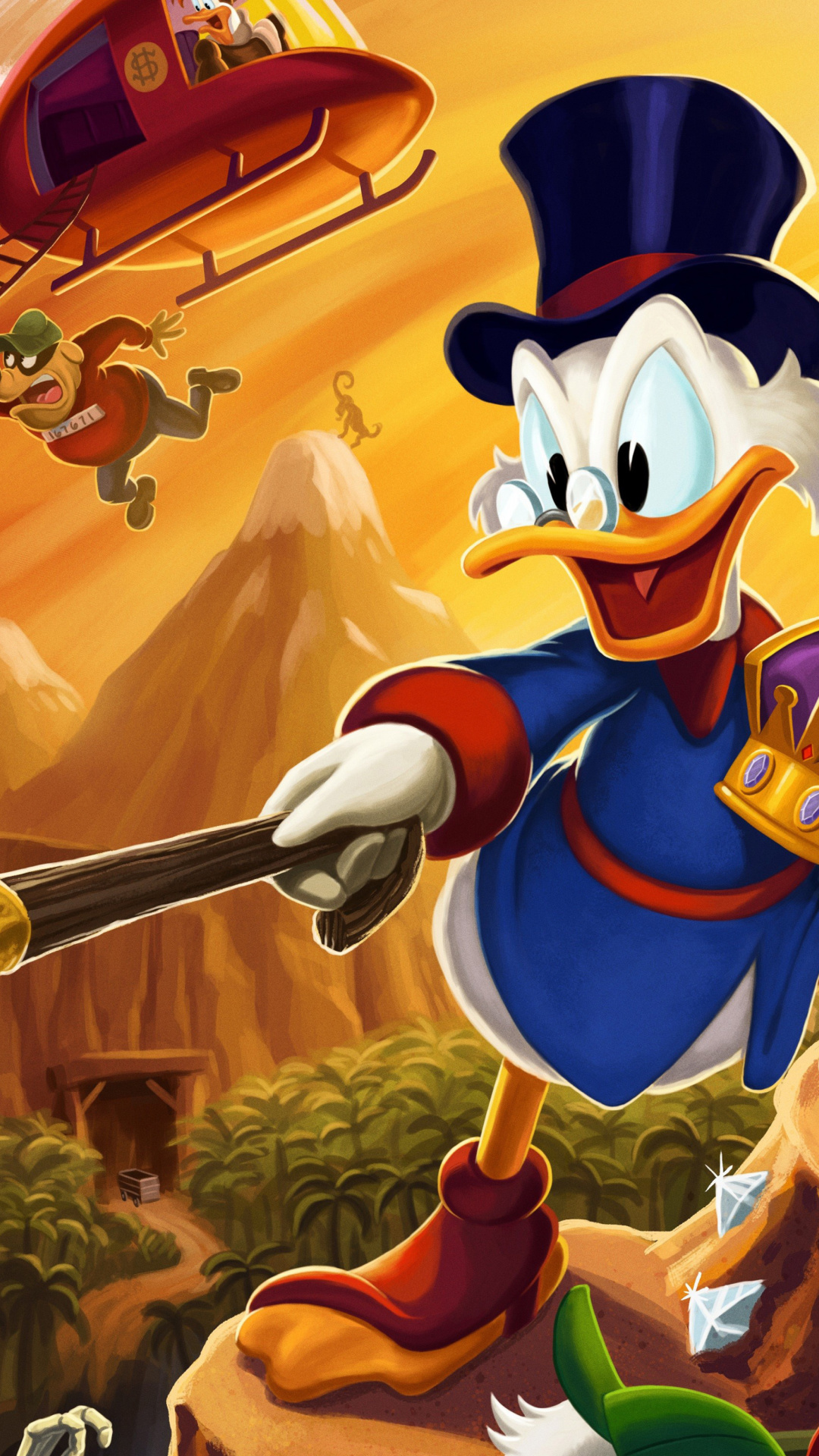 DuckTales, Scrooge McDuck wallpaper 1080x1920