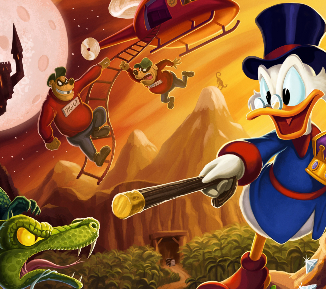 Das DuckTales, Scrooge McDuck Wallpaper 1080x960