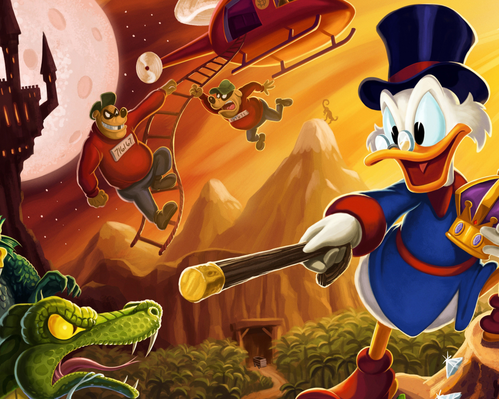 Das DuckTales, Scrooge McDuck Wallpaper 1600x1280