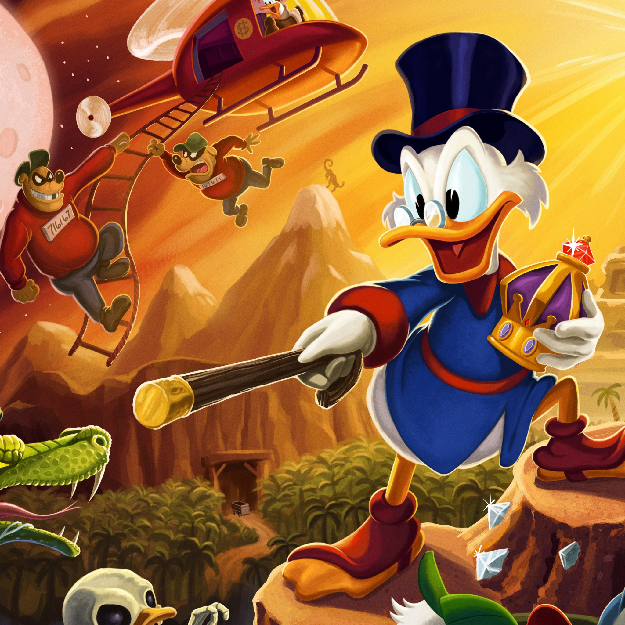 DuckTales, Scrooge McDuck wallpaper 2048x2048