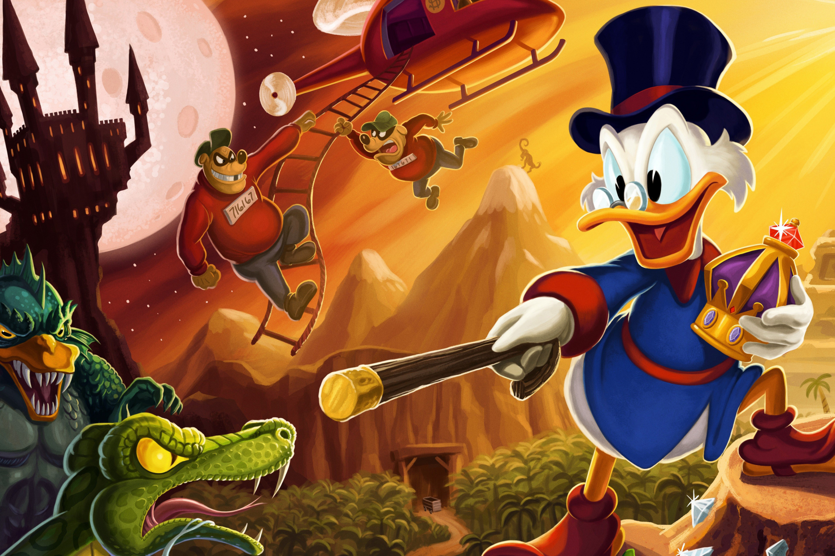 Das DuckTales, Scrooge McDuck Wallpaper 2880x1920