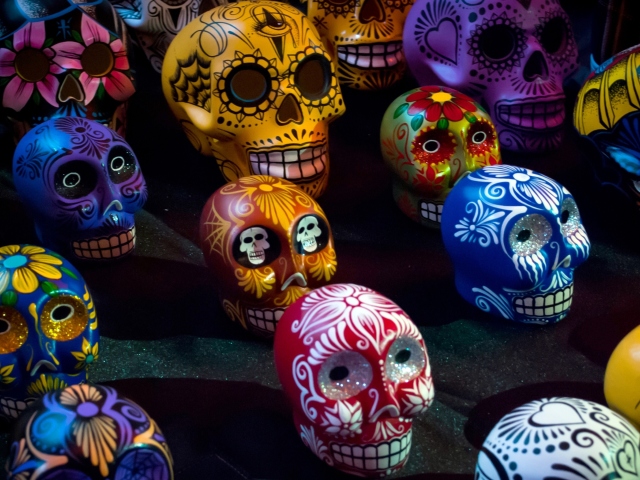 Das Dia de los Muertos Wallpaper 640x480