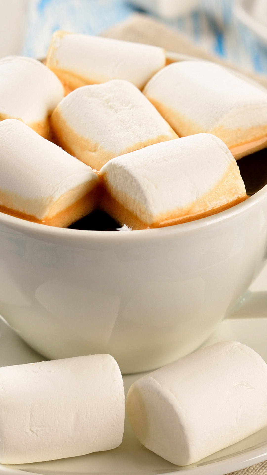 Fondo de pantalla Marshmallow and Coffee 1080x1920