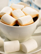 Marshmallow and Coffee wallpaper 132x176