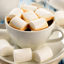 Marshmallow and Coffee wallpaper 208x208
