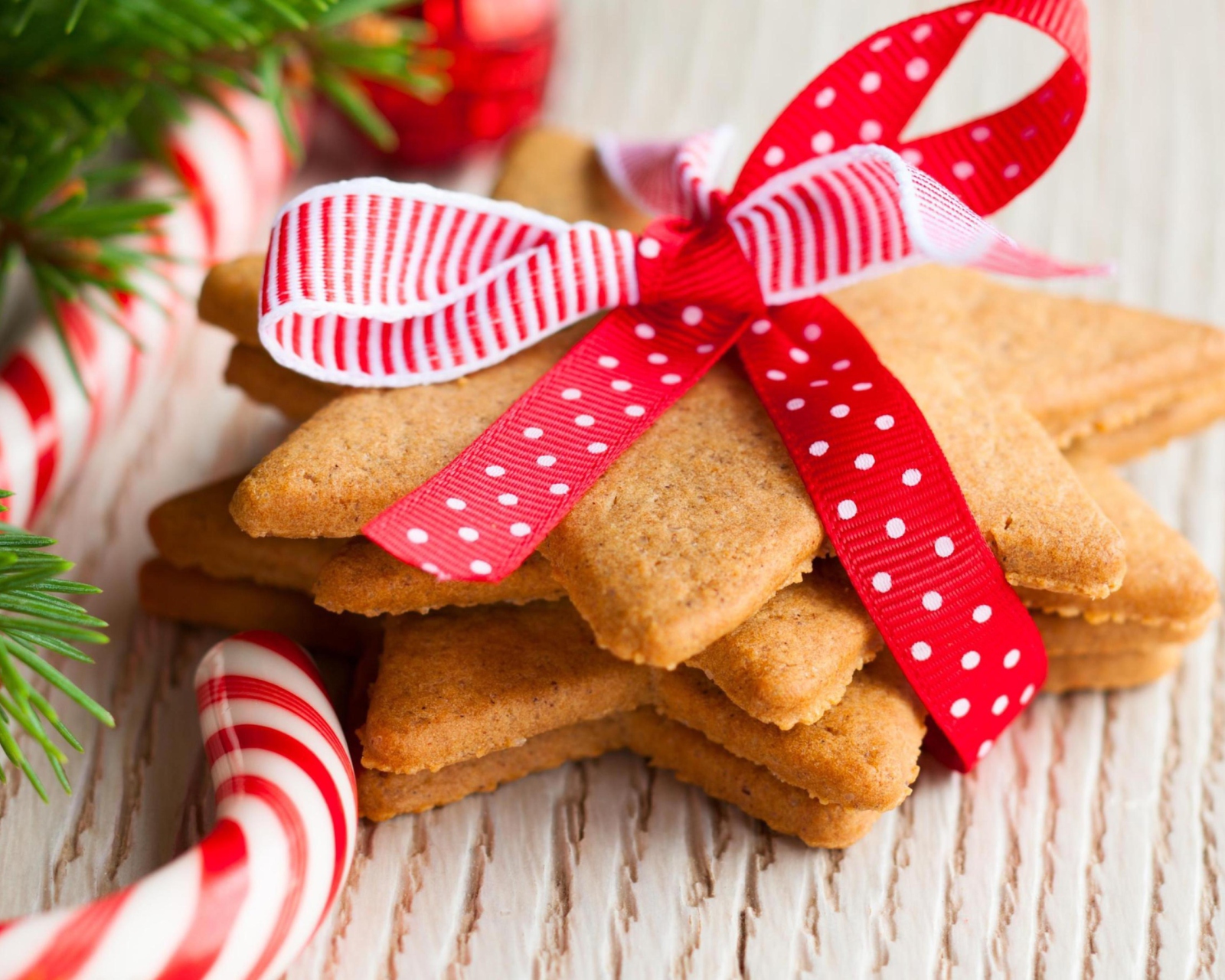 Sfondi Ginger Bread Star Cookies 1600x1280