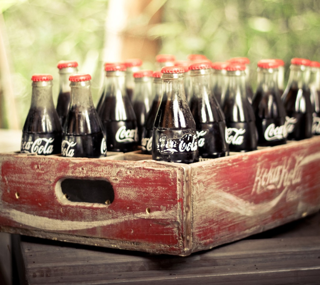 Sfondi Vintage Coca-Cola Bottles 1080x960