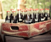 Vintage Coca-Cola Bottles wallpaper 176x144