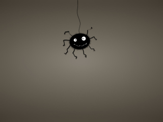 Funny Spider wallpaper 320x240