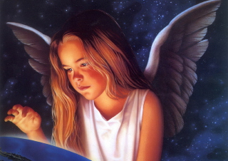 Free Little Angel Picture for Android, iPhone and iPad