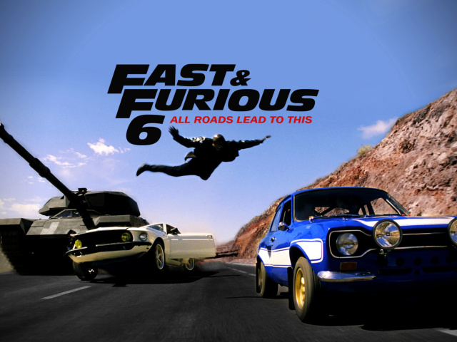 Обои Fast and furious 6 Trailer 640x480