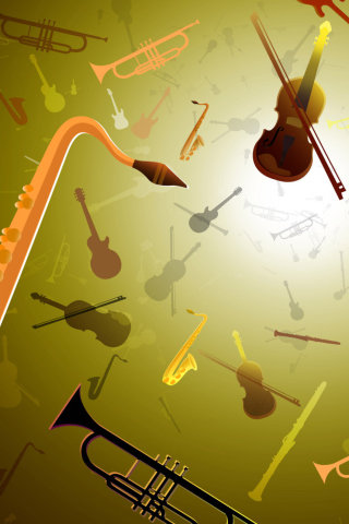 Screenshot №1 pro téma Music Instruments 320x480