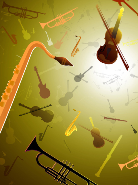 Screenshot №1 pro téma Music Instruments 480x640