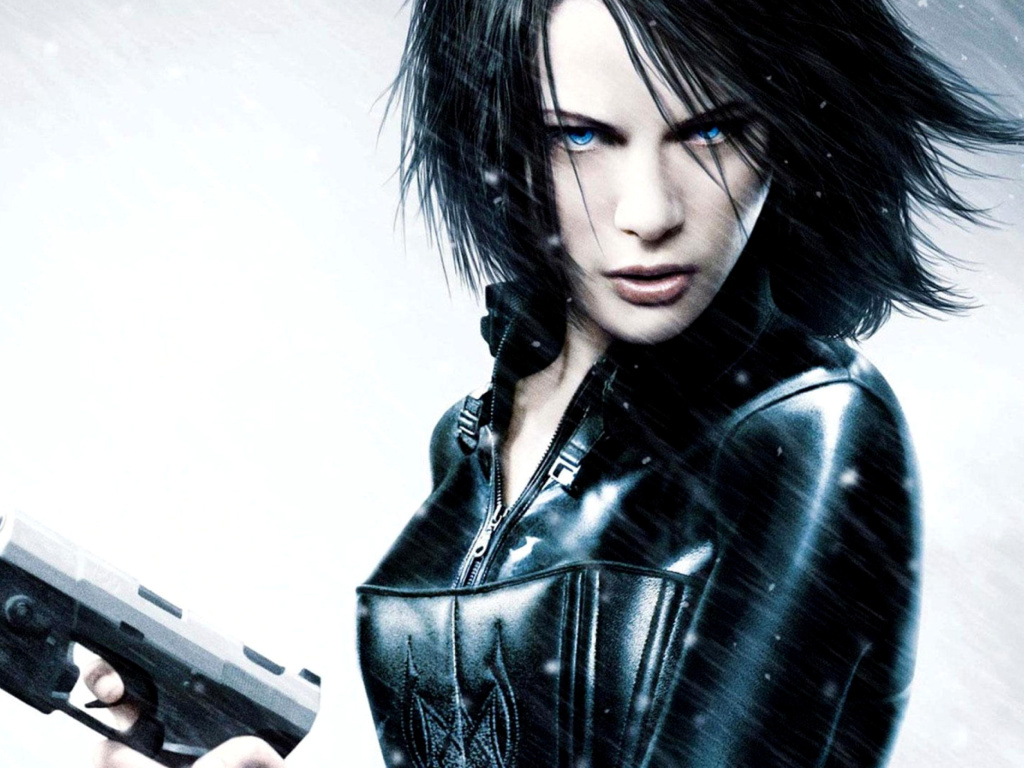 Fondo de pantalla Underworld Evolution with Kate Beckinsale 1024x768