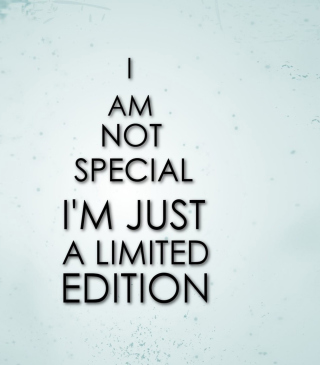 I Am Limited Edition - Obrázkek zdarma pro 1080x1920