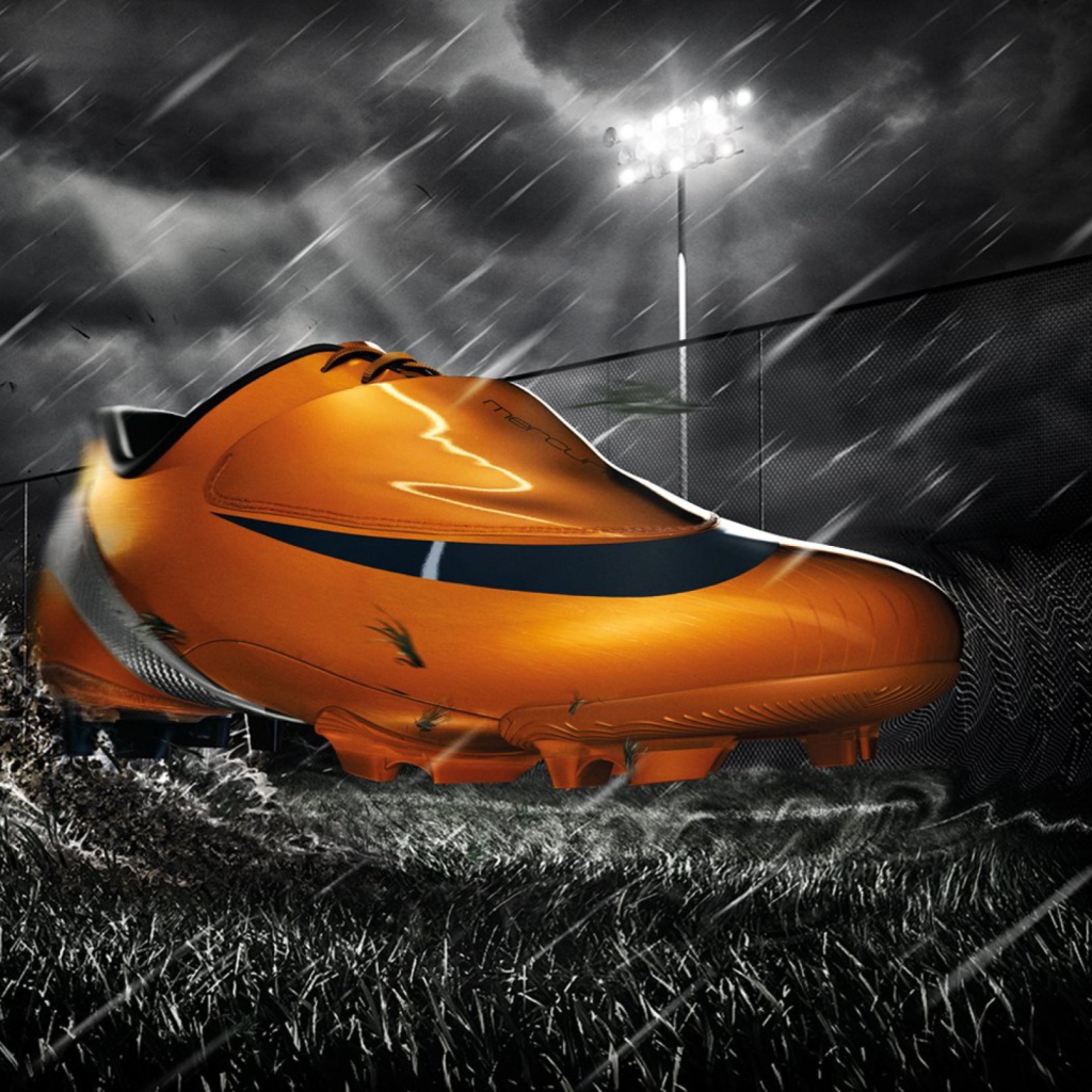 Sfondi Nike Orange Mercurial Vapor 1024x1024