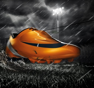 Kostenloses Nike Orange Mercurial Vapor Wallpaper für 1024x1024