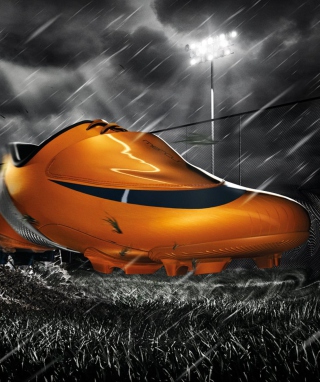 Nike Orange Mercurial Vapor - Obrázkek zdarma pro Nokia C2-03