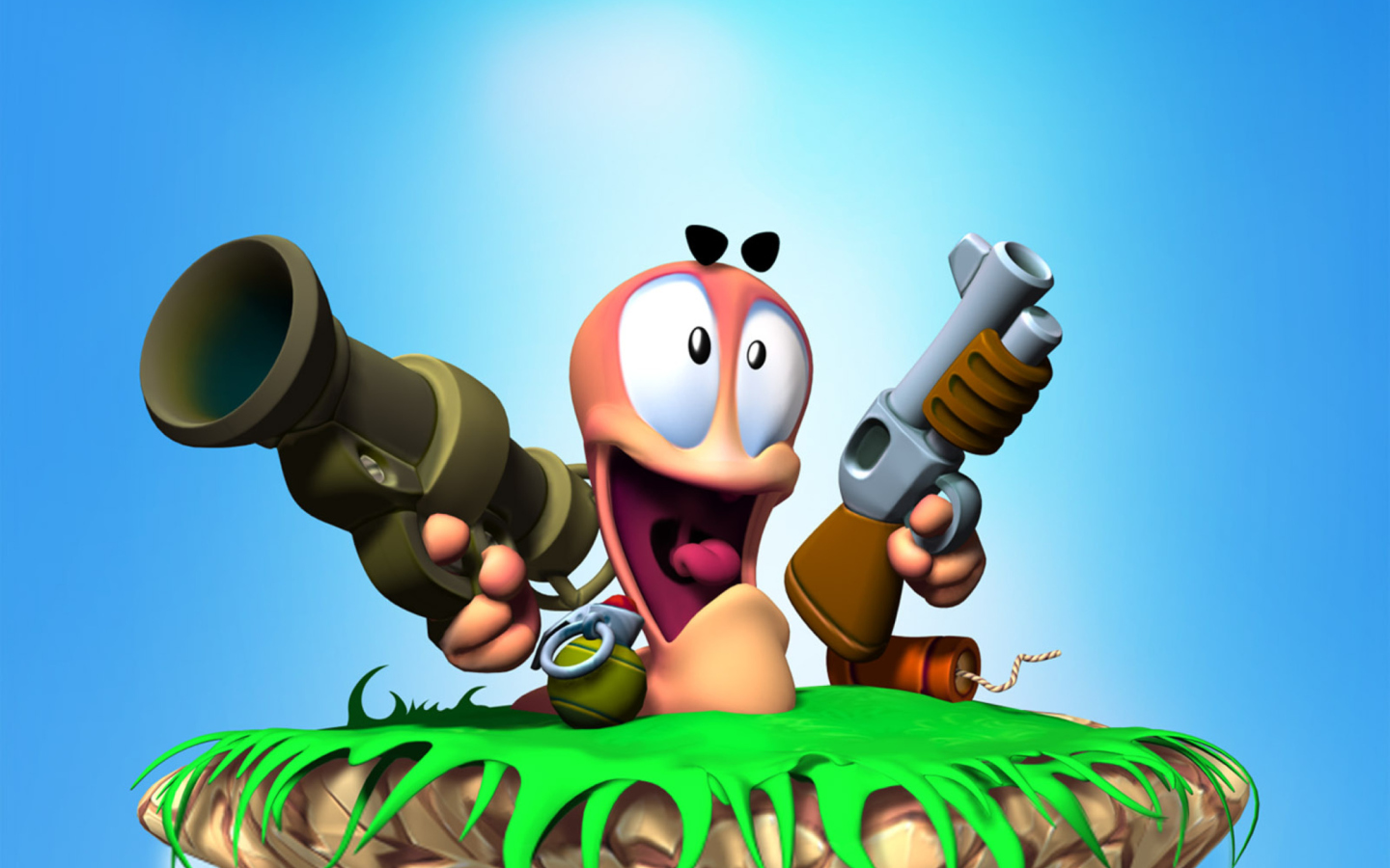 Worms Games wallpaper 1440x900