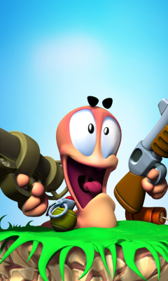 Screenshot №1 pro téma Worms Games 240x400