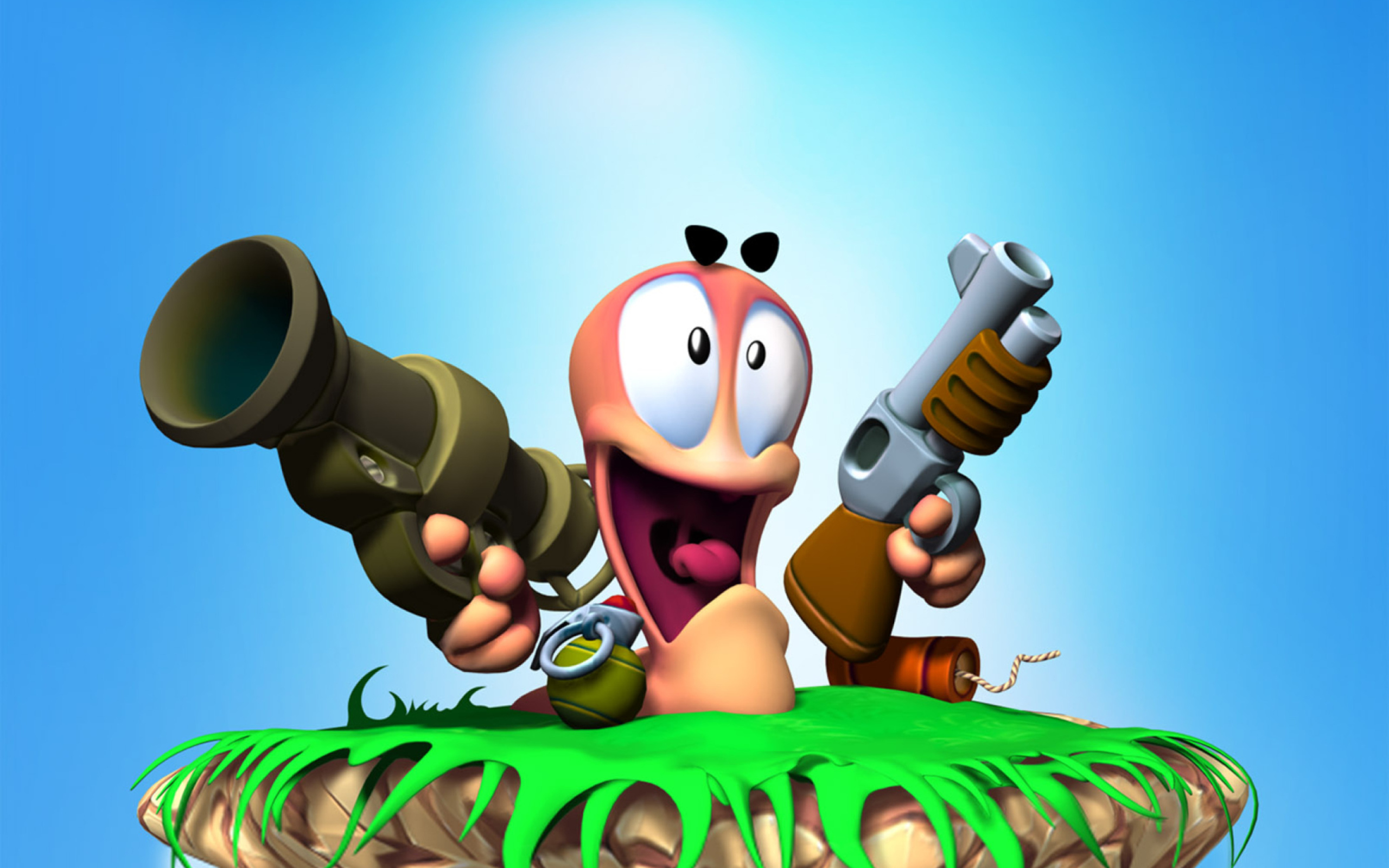 Das Worms Games Wallpaper 2560x1600