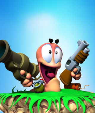 Worms Games - Obrázkek zdarma pro Nokia Asha 300