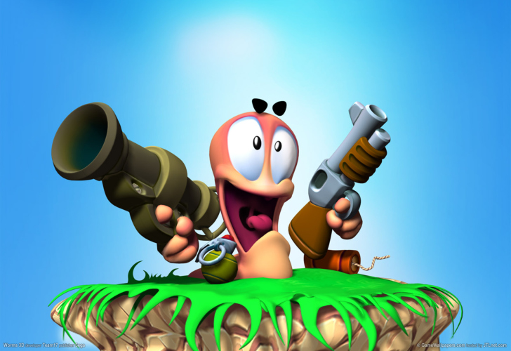 Screenshot №1 pro téma Worms Games