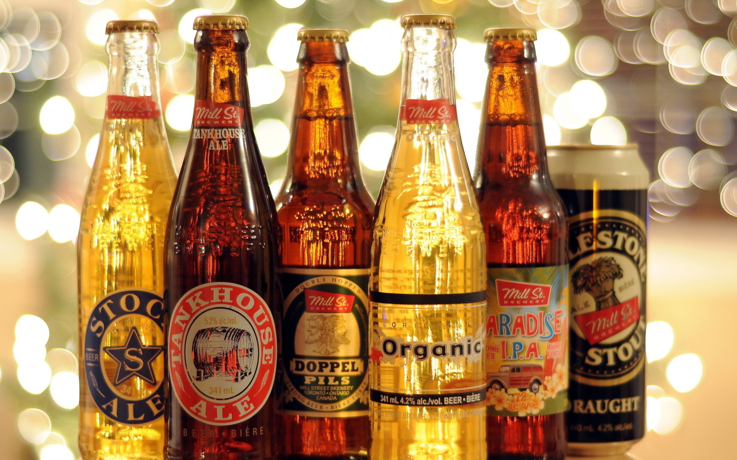 Fondo de pantalla Beer Bottles 1440x900