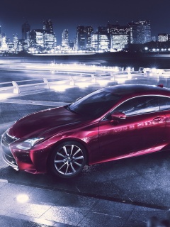 Fondo de pantalla Lexus RC 240x320