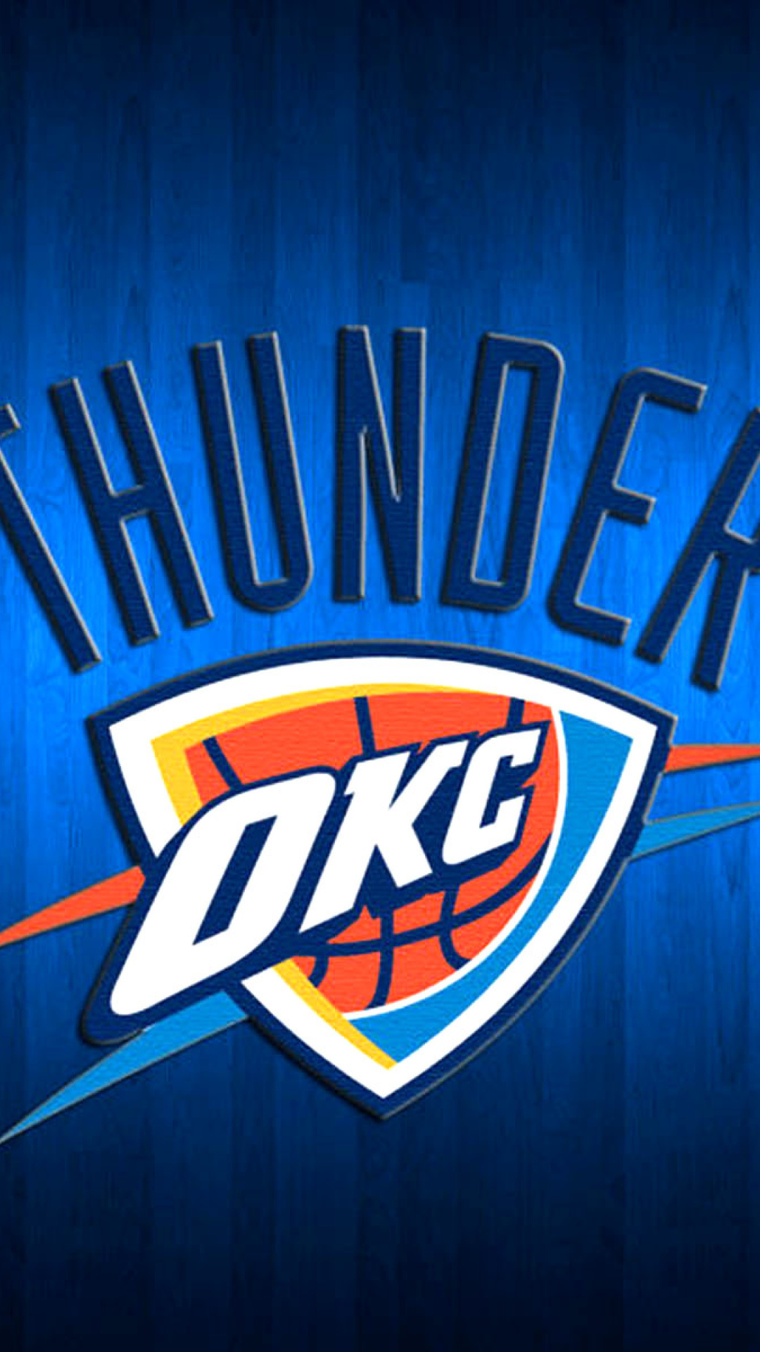 Das Oklahoma City Thunder Wallpaper 1080x1920