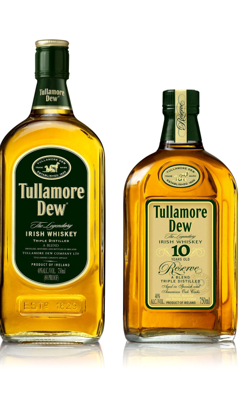 Tullamore DEW Irish Whiskey wallpaper 480x800