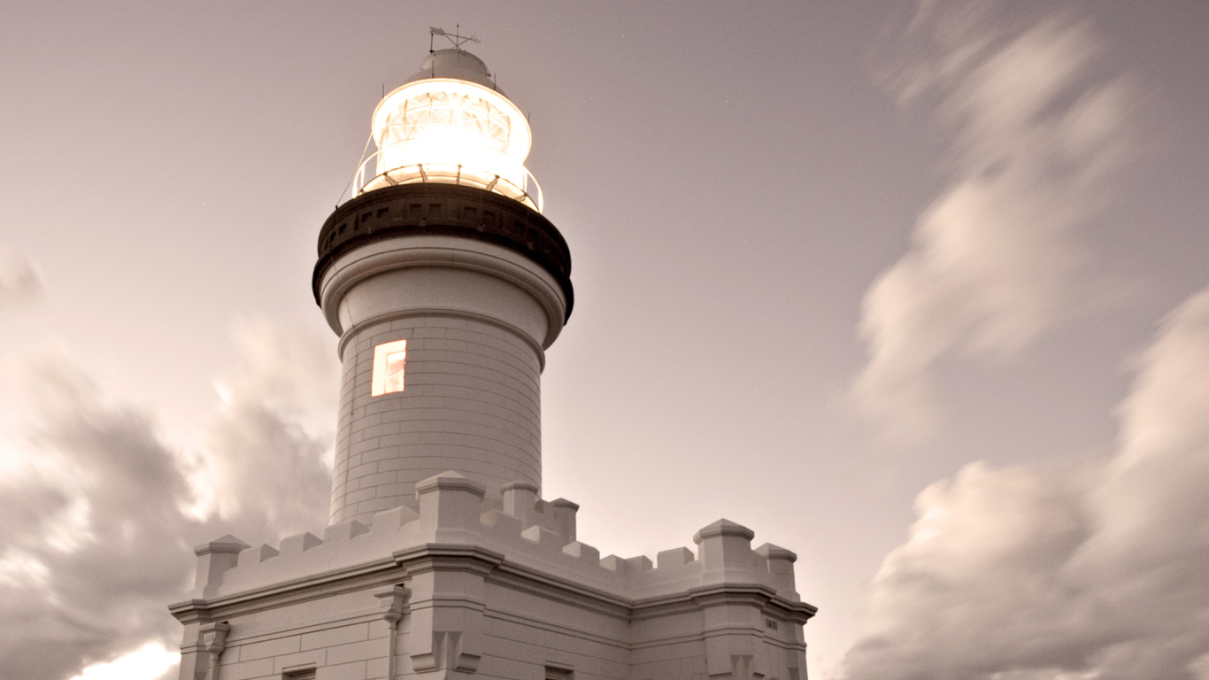 Sfondi Lighthouse 1366x768