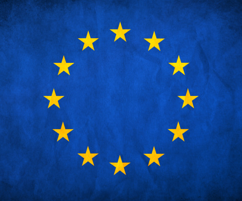 Обои EU European Union Flag 480x400