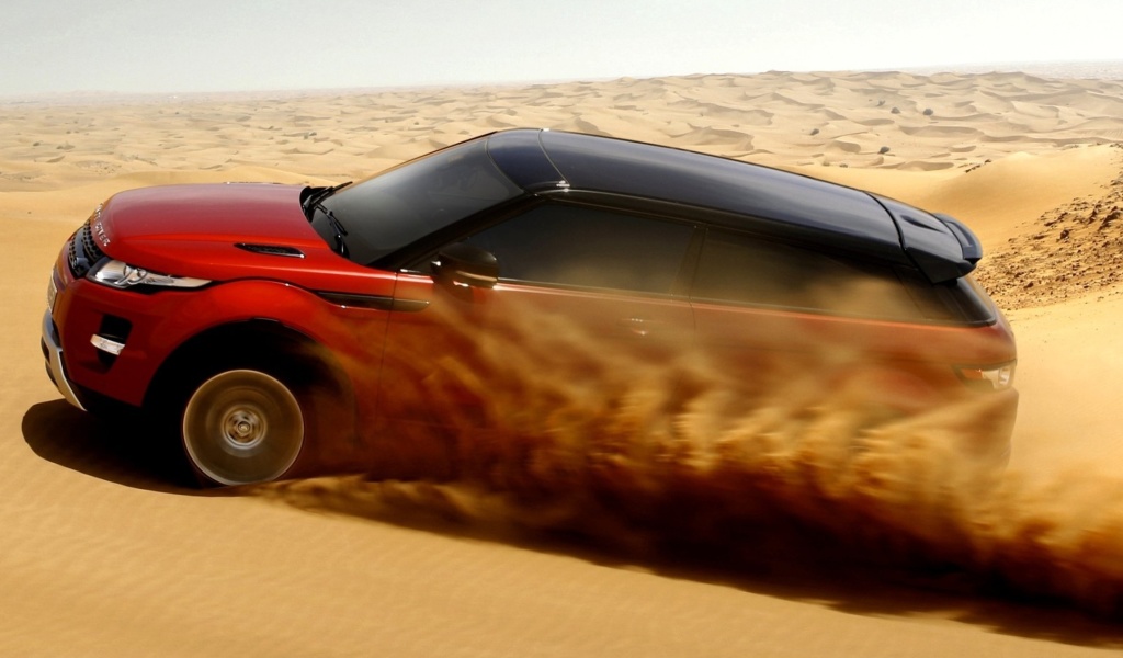 Fondo de pantalla Range Rover Evoque Dubai 1024x600