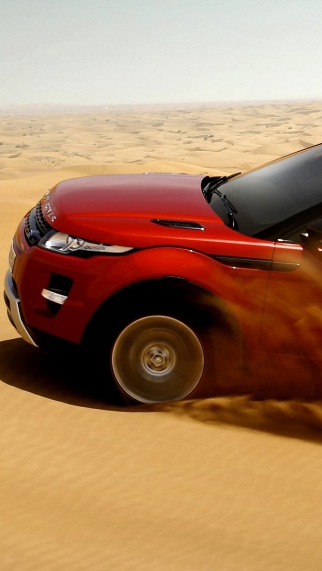 Fondo de pantalla Range Rover Evoque Dubai 640x1136