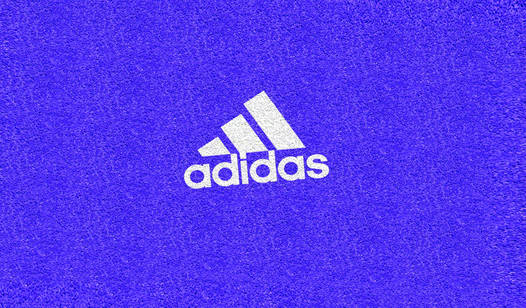 Adidas Blue Logo wallpaper 1024x600