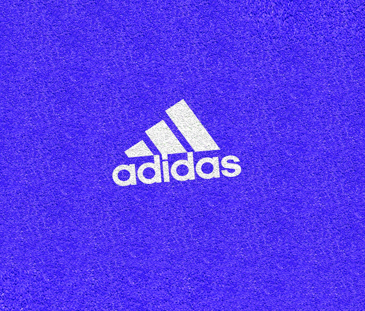 Das Adidas Blue Logo Wallpaper 1200x1024