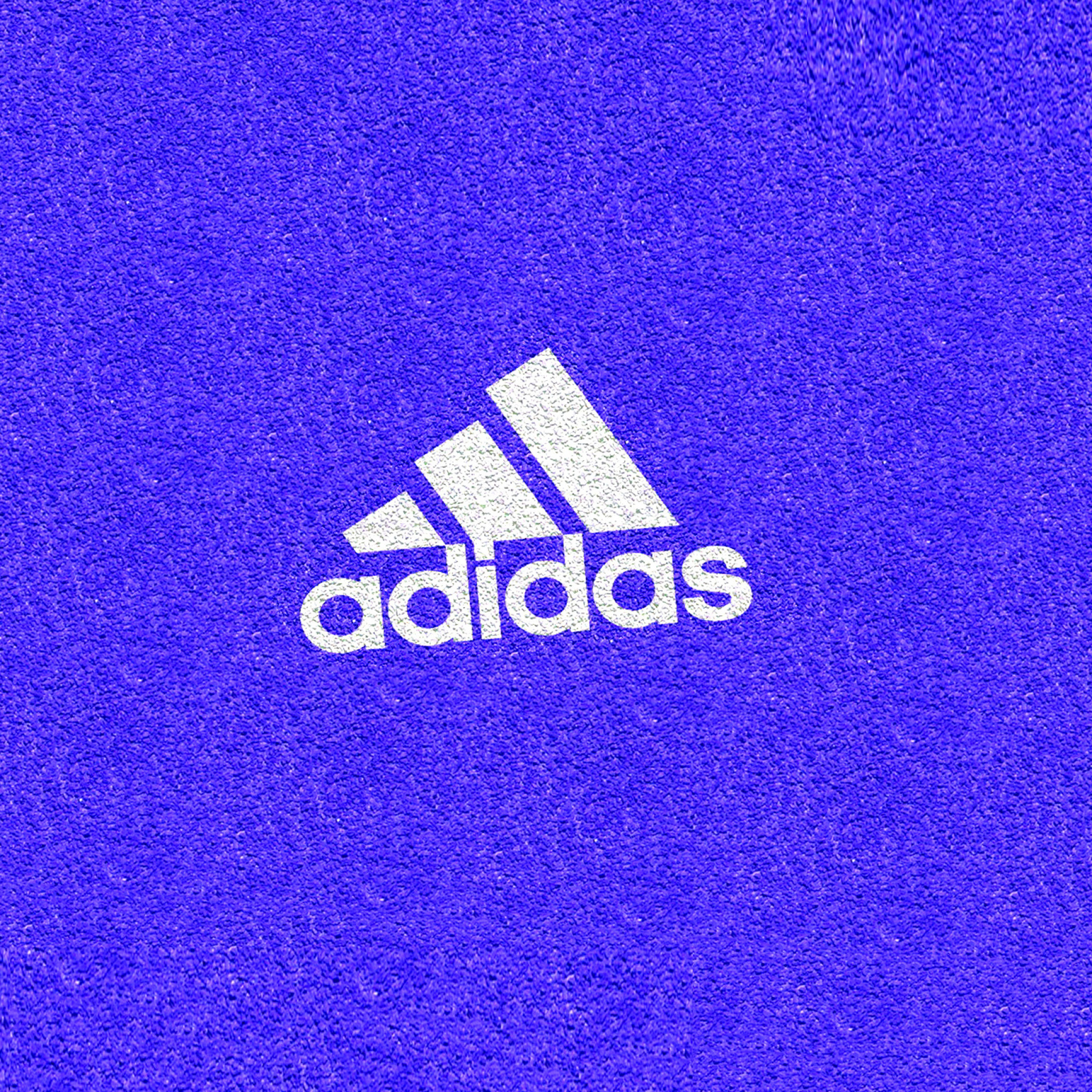 Fondo de pantalla Adidas Blue Logo 2048x2048