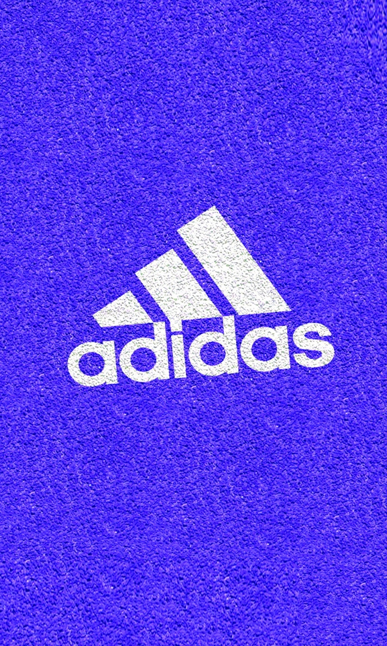 Adidas Blue Logo wallpaper 768x1280