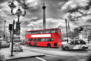 Trafalgar Square London - Obrázkek zdarma 