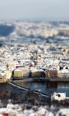 Screenshot №1 pro téma Prague Winter Panorama 240x400