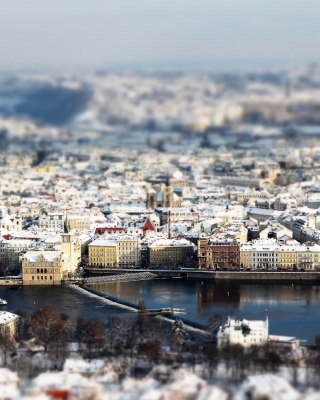 Prague Winter Panorama - Obrázkek zdarma pro Nokia Lumia 928