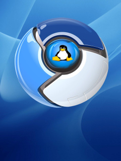 Fondo de pantalla Google Chrome for Linux 240x320