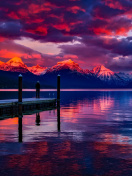 Обои Lake McDonald in Glacier National Park 132x176