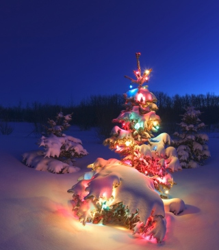 Christmas Tree - Obrázkek zdarma pro 128x160