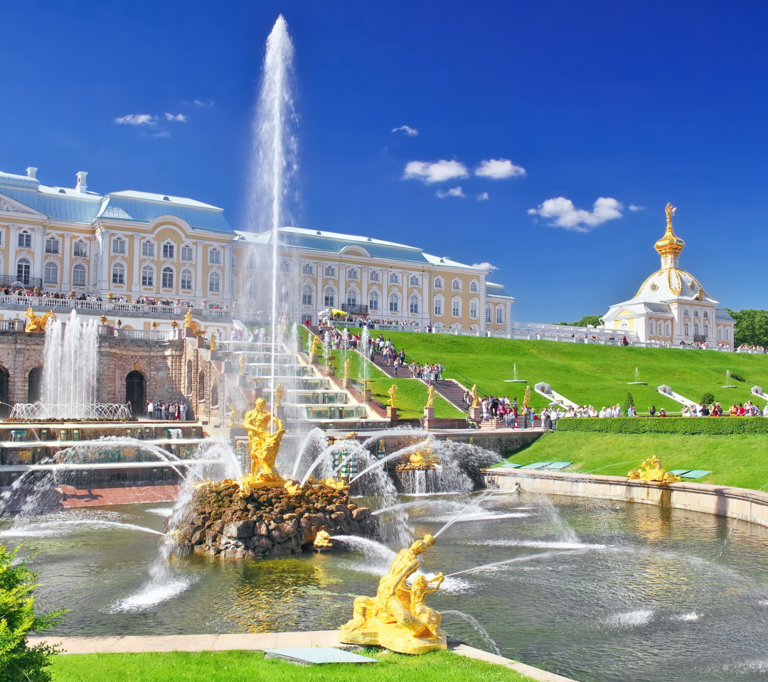 Screenshot №1 pro téma Peterhof In Saint-Petersburg 1080x960