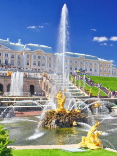 Screenshot №1 pro téma Peterhof In Saint-Petersburg 240x320