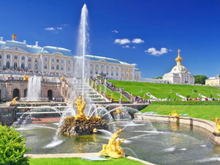 Screenshot №1 pro téma Peterhof In Saint-Petersburg 320x240