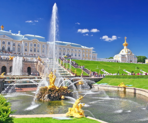 Screenshot №1 pro téma Peterhof In Saint-Petersburg 480x400